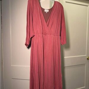 Elegant Pink Women's Dress